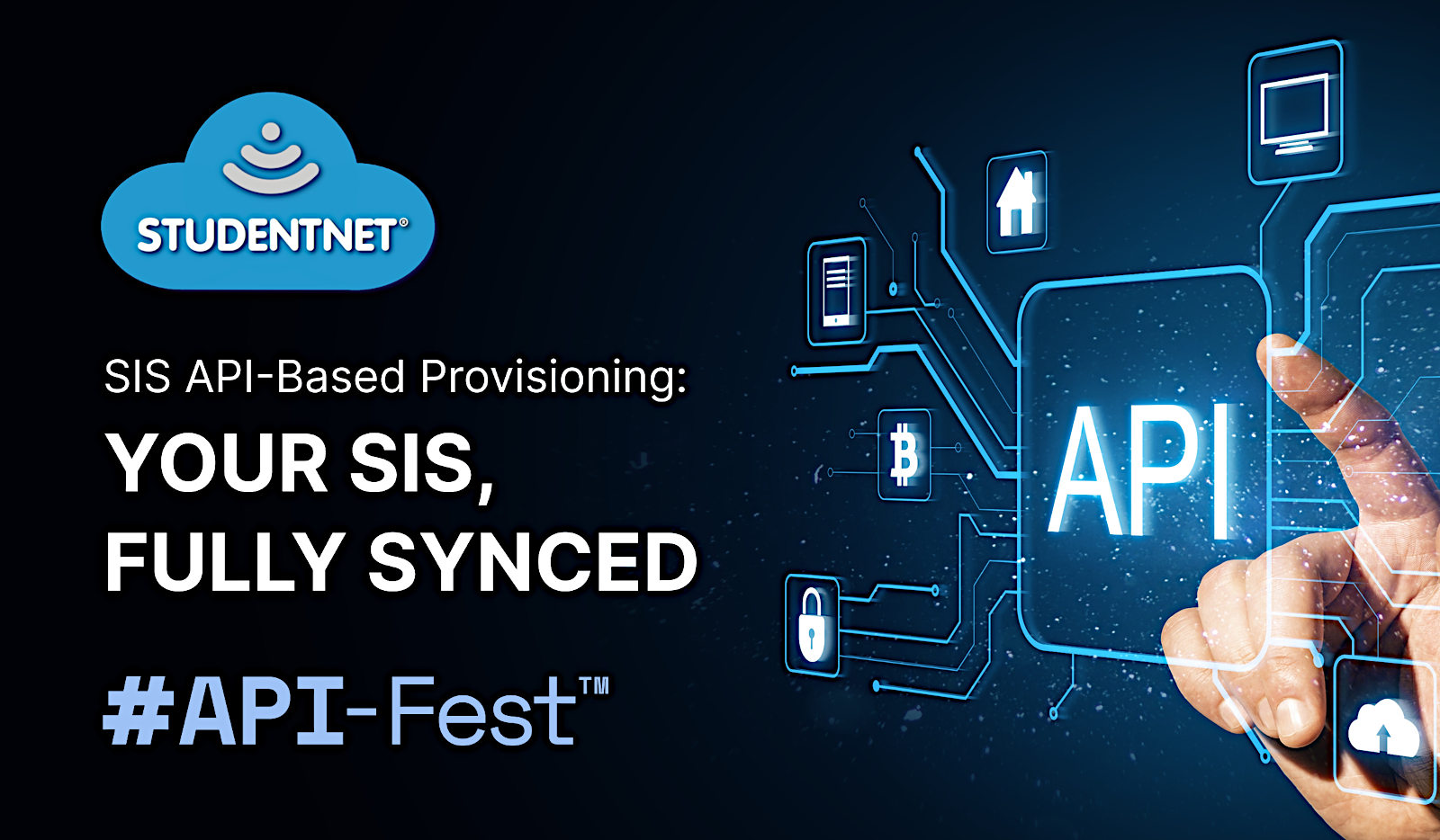 Image of API and hand